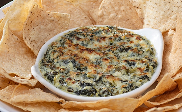 FOUR CHEESE SPINACH DIP