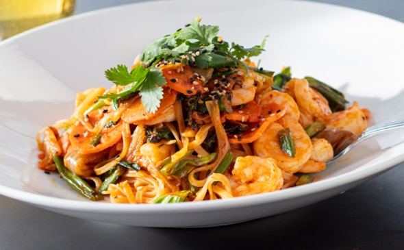 SWEET & SPICY SHRIMP NOODLES | Menu | Yard House Restaurant