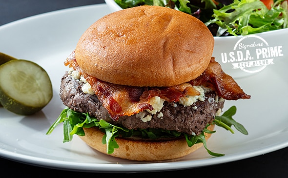 BLEU CHEESE AND BACON*