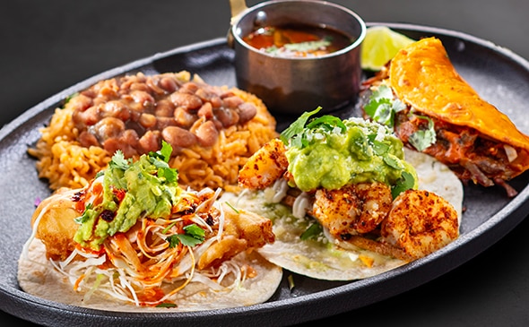 THREE TACO COMBO