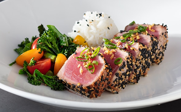 SESAME CRUSTED AHI*
