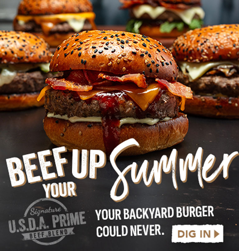 Beef Up Your Summer with Yard House 1/2 lbs Burgers