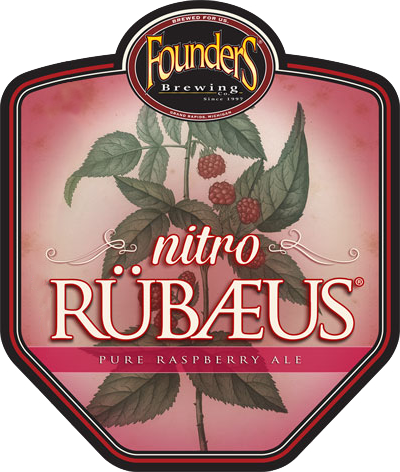 Enjoy the refreshing Founders Nitro Rubaeus raspberry ale.