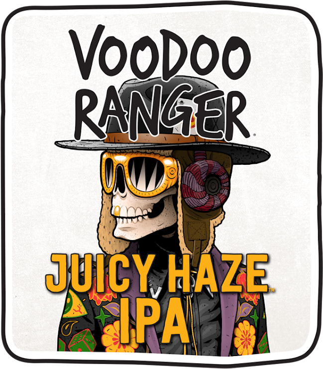 Enjoy the refreshing New Belgium Voodoo Ranger Juicy Haze IPA.